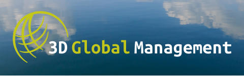 3D Global Management THEME LOGO (Blue Sky)