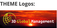 3D Global Management THEME Logos: