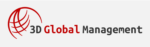 3D Global Management LOGO Light (Red)