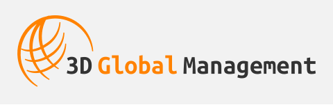 3D Global Management LOGO Light (Orange)